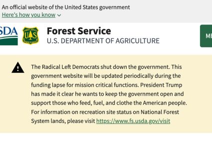 Official .gov site for South Platte Ranger District blasts ‘Radical Left Democrats’ but Trump is the king of a deal (Letters)